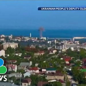 Drone Targets Russian Naval Headquarters In Crimea