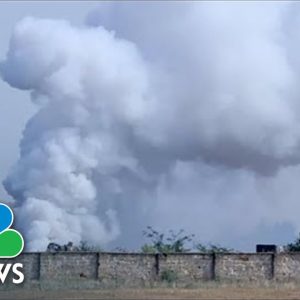 Explosions Rock Russian Ammunition Depot In Crimea