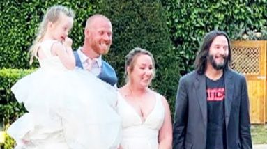 Keanu Reeves CRASHES British Couple’s Wedding!