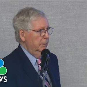 McConnell Discusses Importance Of 'Candidate Quality' In Senate Races