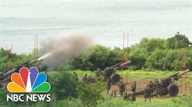 Taiwan Holds Live-Fire Artillery Drills To Test Combat Readiness, Officials Say
