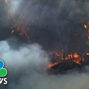 Rum Creek Fire In Oregon Continues To Blaze As Firefighters Work To Contain