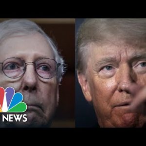 Trump And McConnell Clash Over Midterm Outlook