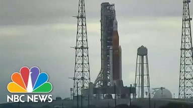 Violent Morning Thunderstorms Threaten NASA Artemis Launch
