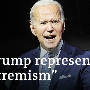 Biden tells voters that Trump is a threat to democracy | DW News