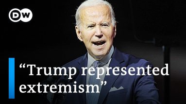 Biden tells voters that Trump is a threat to democracy | DW News