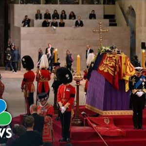 King Charles II Stands Solemn Vigil Beside Queen’s Coffin In Westminster