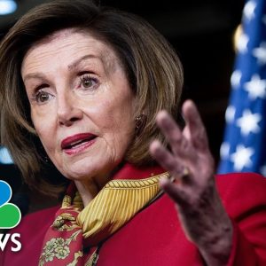 LIVE: Pelosi Holds Weekly Briefing | NBC News