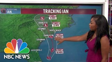 Hurricane Ian Strengthened To Category 1 As It Heads Toward Georgia, Carolinas