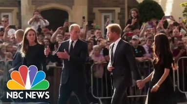 Prince Of Wales And Harry Together Mourning The Queen