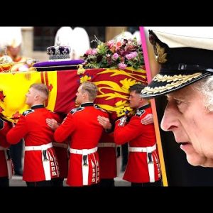 Queen Elizabeth's Funeral: King Charles Arrives With Coffin