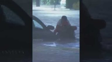 Reporter Rescues Nurse From Flooding