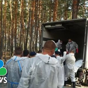 Investigators In Ukraine Exhuming Bodies As Evidence Of Possible War Crimes