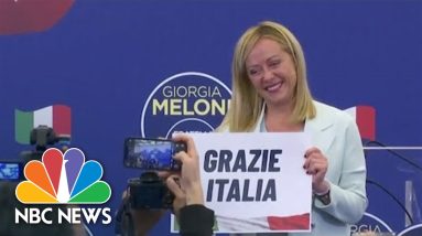 Far-Right Nationalist Giorgia Meloni Elected As Italy's First Female Prime Minister