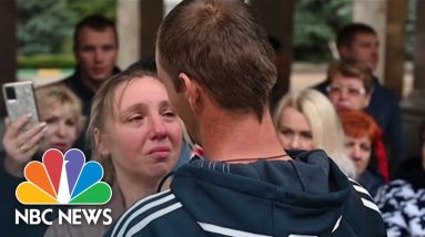 Watch: Russian Reservists Tie The Knot Before Tearful Mobilization