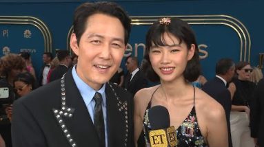 Jung Ho-yeon and Lee Jung-jae REACT to 'Squid Game' Halloween Costumes (Exclusive)