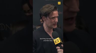 Matt Smith Says Riding Dragons Isn't As Fun As It Looks 🤣 #shorts