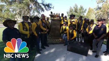 Buffalo Soldier Statue's 1,000 Mile Journey To Florida