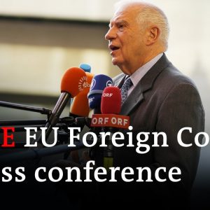 Josep Borrell holds press conference on the outcomes of Foreign Affairs Council | DW News