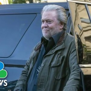 Steve Bannon Sentenced To Four Months In Prison For Contempt Of Congress