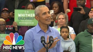 Former President Obama Back On Trail 10 Days Away From Election