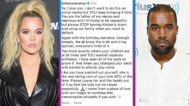 Khloé Kardashian FED UP With Kanye West's Attacks on Kim