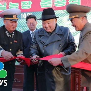 Kim Jong Un Launches New Farming Project On Former Missile Site