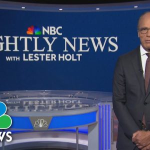 Nightly News Full Broadcast - Oct. 27