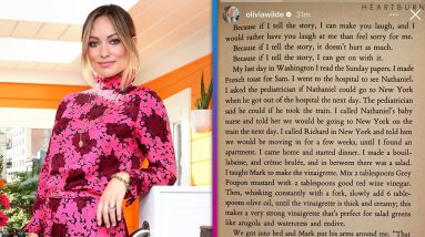 Olivia Wilde Reveals THAT Special Salad Dressing Recipe