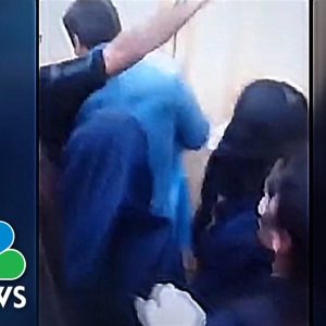 Video Appears To Show Iranian Schoolgirls Shouting 'Shameless' As They Chase Man