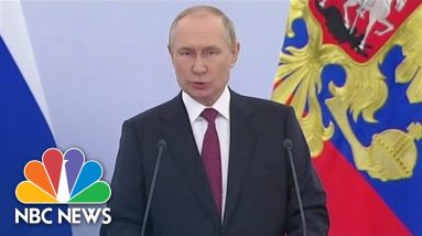 Putin Illegally Annexes Occupied Ukrainian Territory