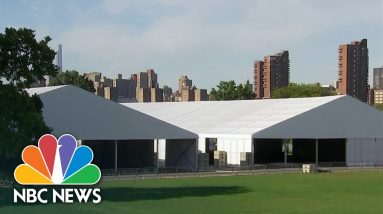 Temporary Migrant Housing Opens In NYC Amid Criticism