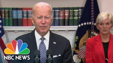 Biden Takes Aim At Oil Companies For Record Profits As Americans Face High Gas Prices