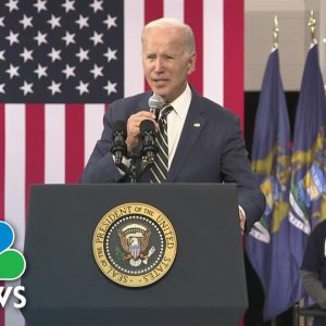 Biden Says U.S. Will Not Be 'Held Hostage' In Chip Supply During Michigan Speech