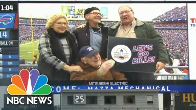 Buffalo Bills Surprise 98-Year-Old World War II Veteran