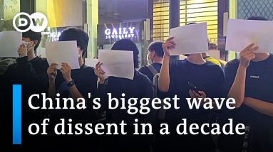 China deploys police in force to prevent protests | DW News