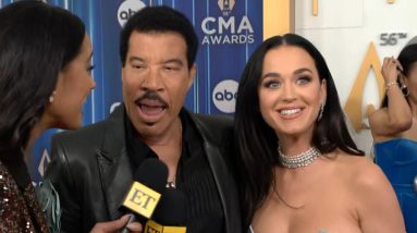 CMA Awards: Katy Perry CRASHES Lionel Richie's Interview! (Exclusive)