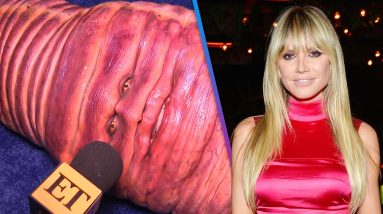 How Heidi Klum Pulled Off WORM Halloween Costume