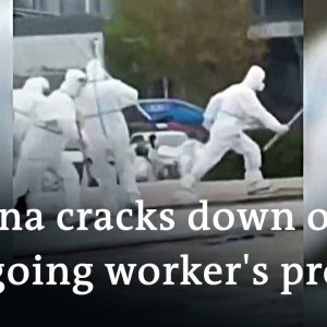 Violent protests against lockdown, working conditions continue at Apple supplier Foxconn | DW News