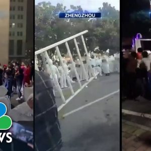 Shanghai Citizens Protest Chinese Government