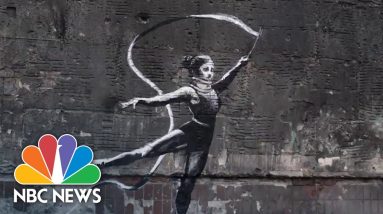 Ukrainians See Hopeful Message In Banksy Artwork