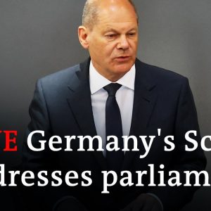 Watch live: German Chancellor Olaf Scholz addresses parliament