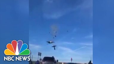 World War II planes collide mid-air during Dallas airshow