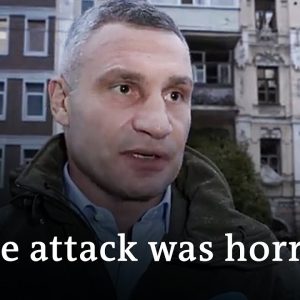 Kyiv mayor Vitali Klitschko discusses latest Russian attacks on Ukraine