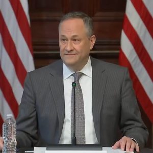 'We Refuse To Be Afraid': Emhoff Holds Roundtable On Combating Antisemitism