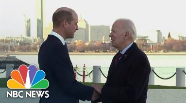 Biden Meets With Prince William In Boston