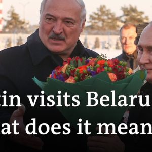 Putin meets Lukashenko amid fears Moscow wants to pressure Minsk to join a new offensive | DW News
