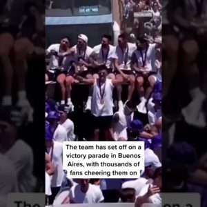 Lionel #Messi, Argentinian National Team Return Home From The World Cup