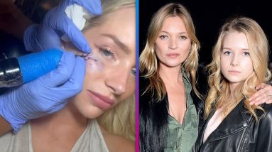 Lottie Moss Debuts FACE TATTOO Amid ‘Nepo Baby’ Backlash
