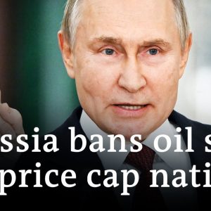 Putin bans oil export to nations upholding EU price cap | DW News